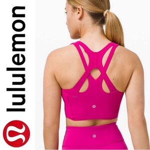 Lululemon Stash It Pink Sports Bra